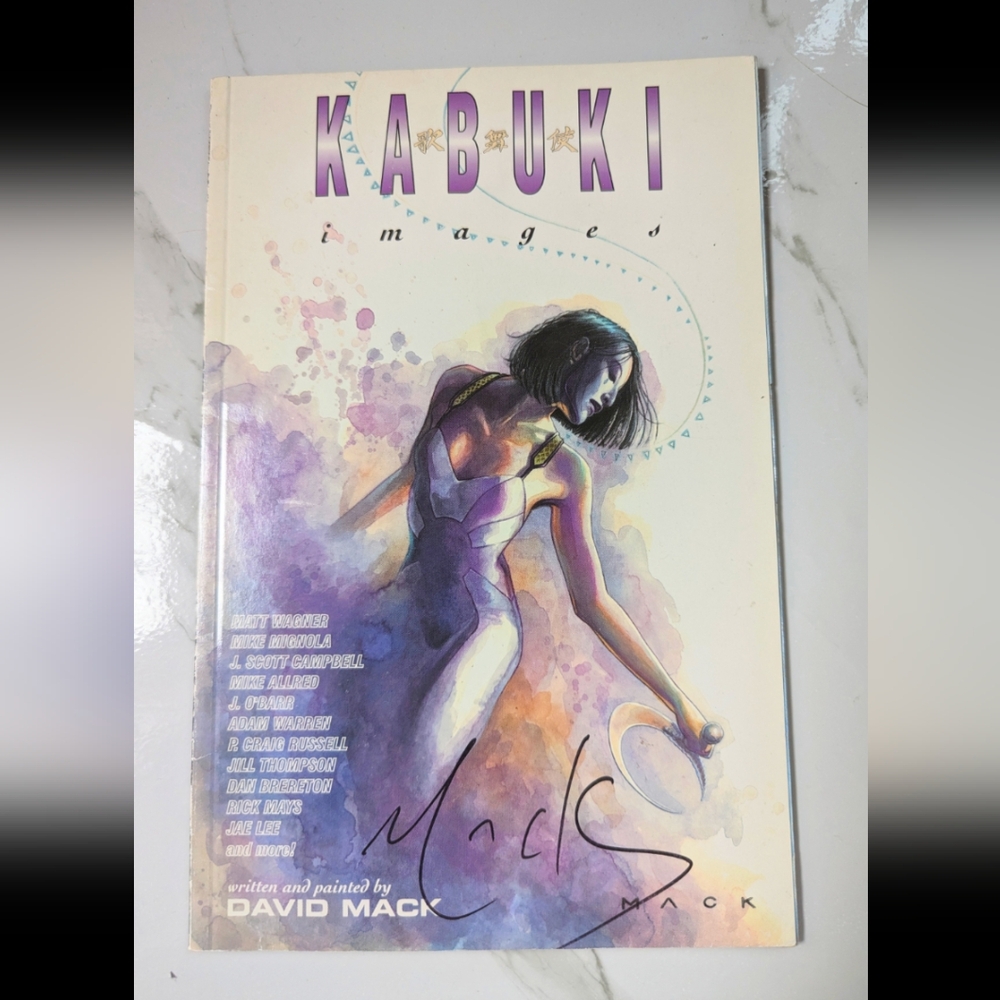Signed copy of Kabuki Images by David Mack